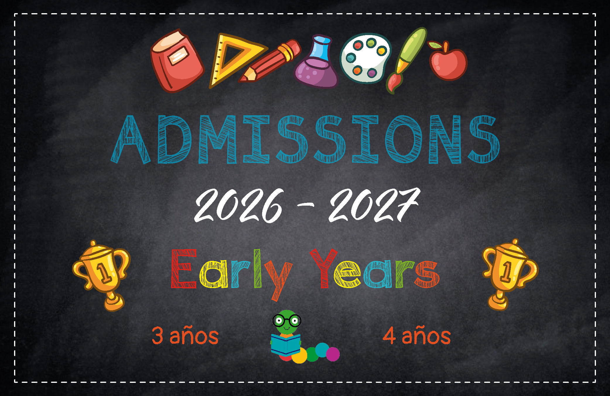 Pizarra Admissions 2026-2027 MCSAdmisión2021-2022